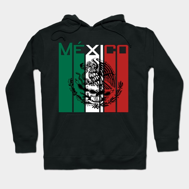 Playera Mexico Dia de la Independencia Mexicana bandera de Mexico Hoodie by soccer t-shirts